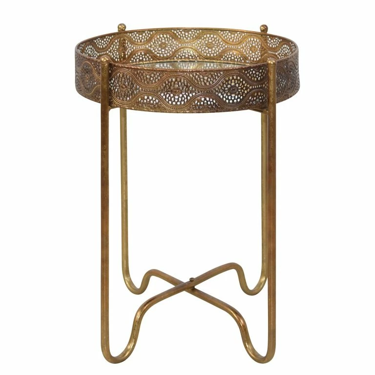 Loftscape Red Living Bout De Canapé Kalubbe II – Doré