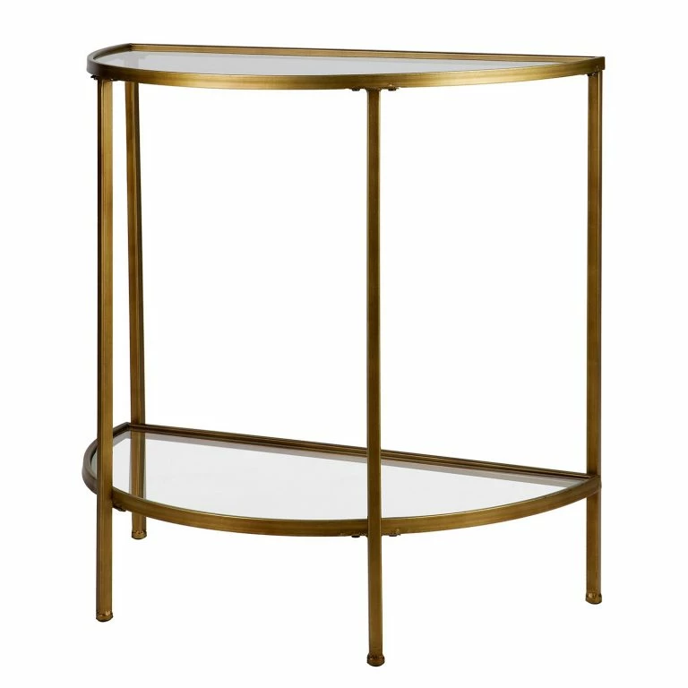 loftscape Red Living Bout de canapé Lamada II – Verre / Métal – Doré