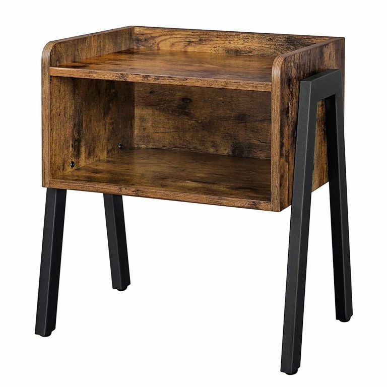 loftscape Red Living Bout de canapé Leesville III – Marron / Noir