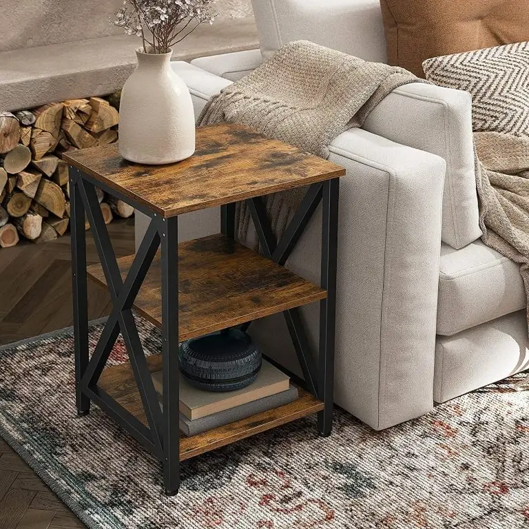 Loftscape Red Living Bout De Canapé Molalla – Marron / Noir