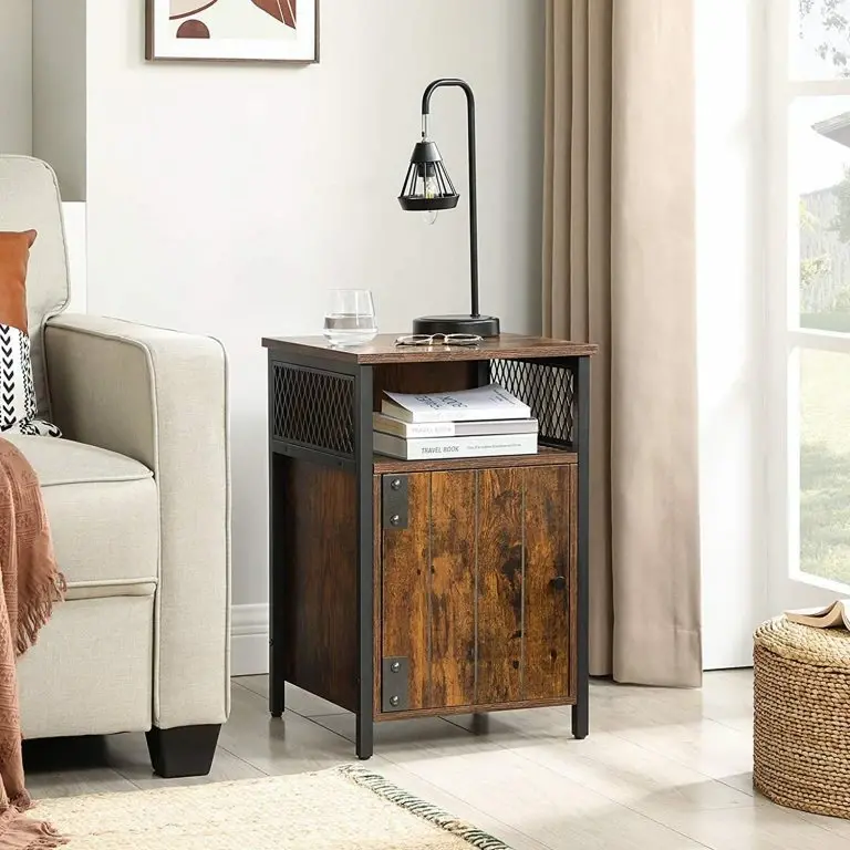 Loftscape Red Living Bout De Canapé Morristown – Marron / Noir