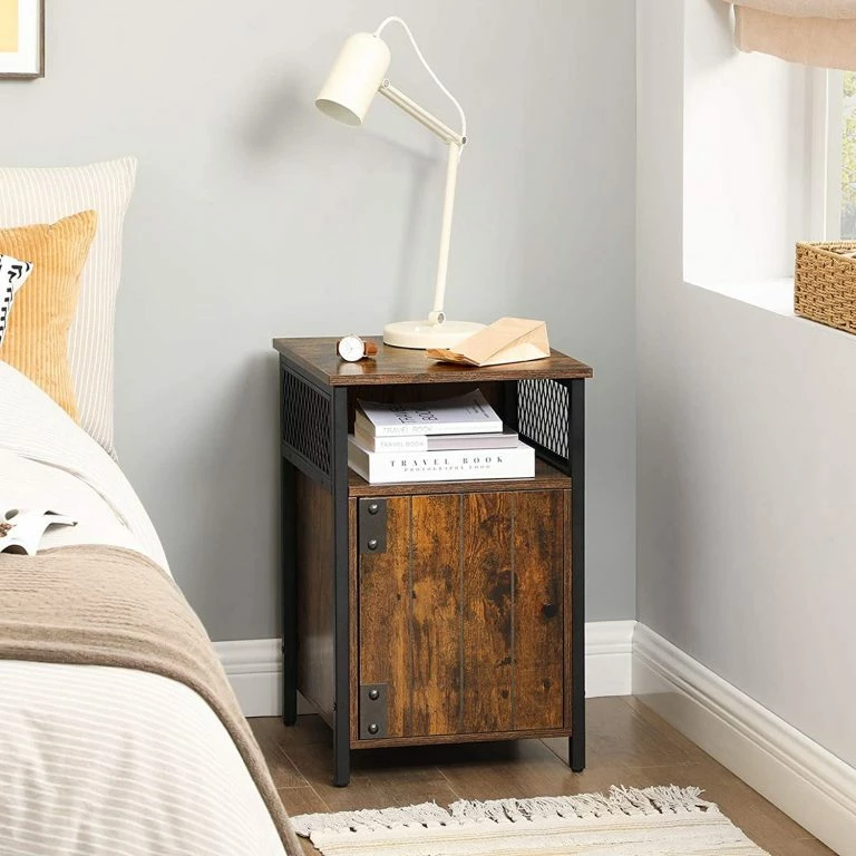 Loftscape Red Living Bout De Canapé Morristown – Marron / Noir