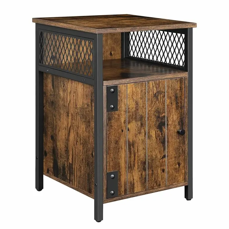 loftscape Red Living Bout de canapé Morristown – Marron / Noir