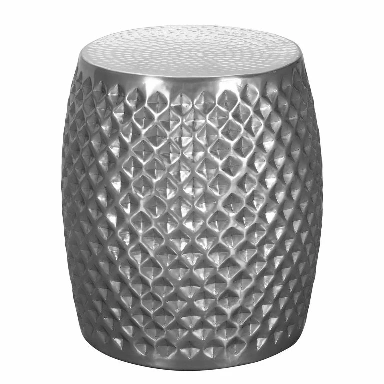 loftscape Red Living Bout de canapé Owning – Aluminium – Argenté