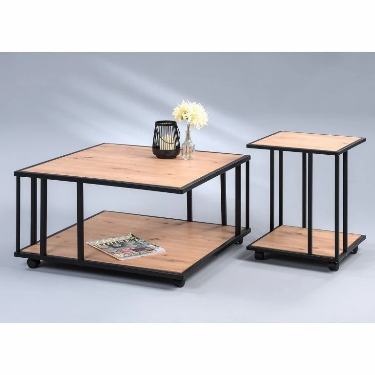 Loftscape Red Living Bout De Canapé Parap – Marron / Noir