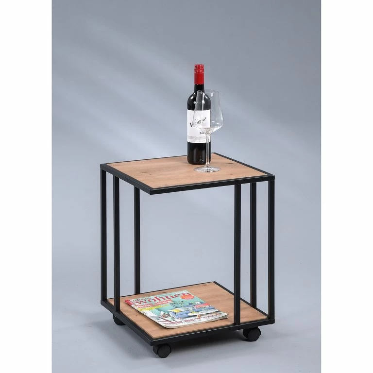 Loftscape Red Living Bout De Canapé Parap – Marron / Noir