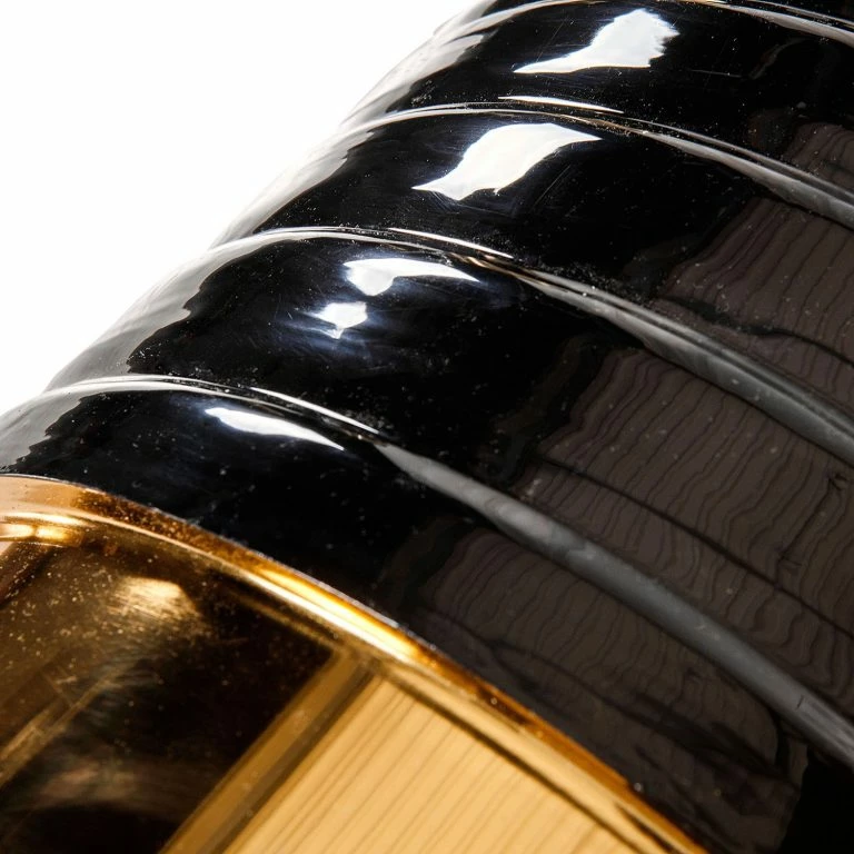 Loftscape Red Living Bout De Canapé Payzac I – Métal – Noir / Doré