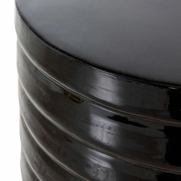 Loftscape Red Living Bout De Canapé Payzac I – Métal – Noir / Doré