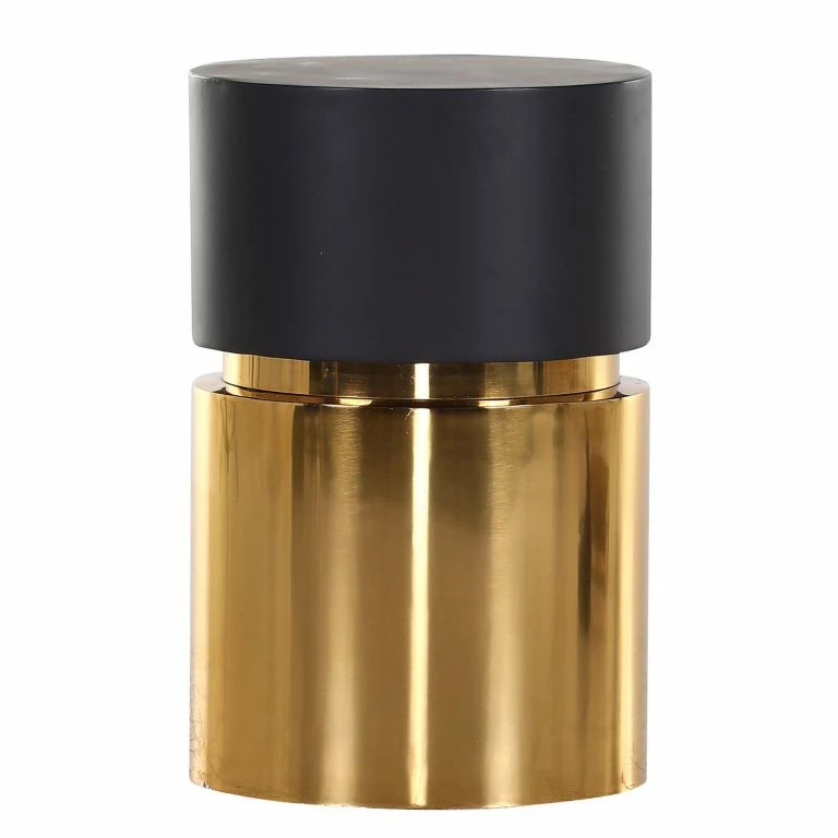 loftscape Red Living Bout de canapé Payzac II – Métal – Noir / Doré