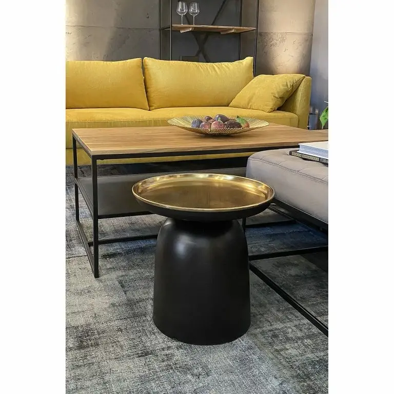 Loftscape Red Living Bout De Canapé Payzac VII – Métal – Noir