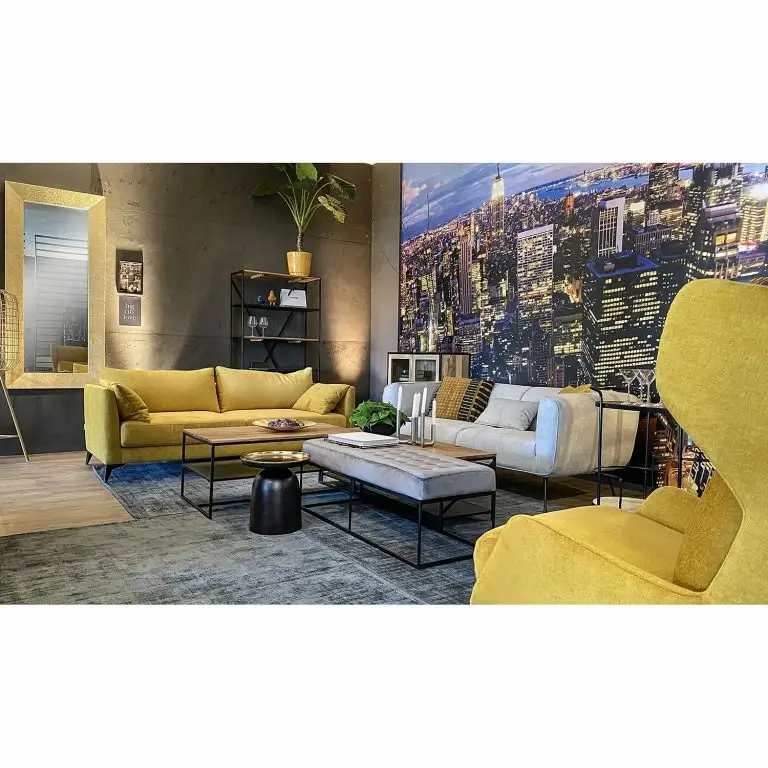 Loftscape Red Living Bout De Canapé Payzac VII – Métal – Noir