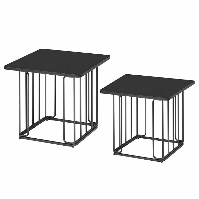 loftscape Red Living Bout de canapé Solidus Linu – Métal – Noir