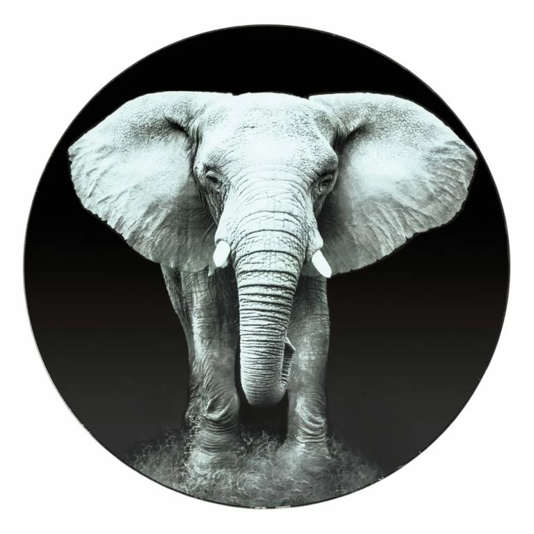 Loftscape Red Living Bout De Canapé Stajk I – Verre / Acier – Noir