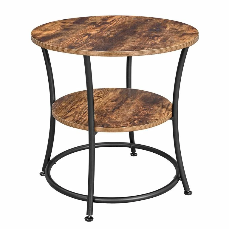 loftscape Red Living Bout de canapé Uberto III – Marron / Noir