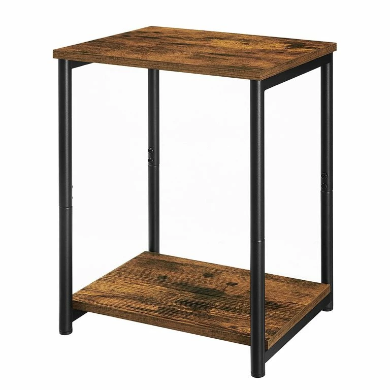 loftscape Red Living Bout de canapé Uberto – Marron / Noir