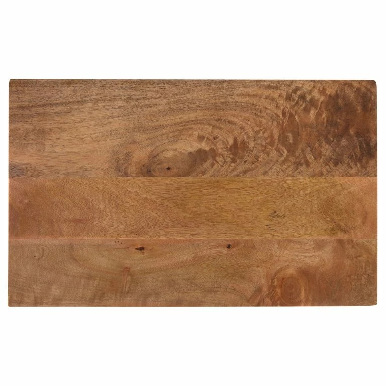 Loftscape Red Living Bout De Canapé Ugo II – Manguier Massif / Métal – Manguier / Noir