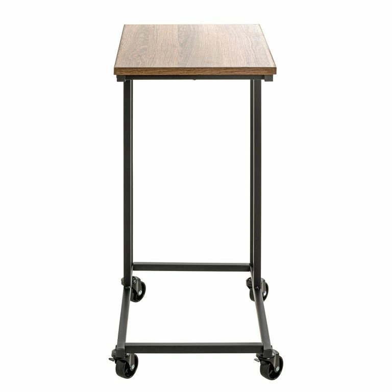 Loftscape Red Living Bout De Canapé Vettweiß – Métal – Imitation Chêne / Noir