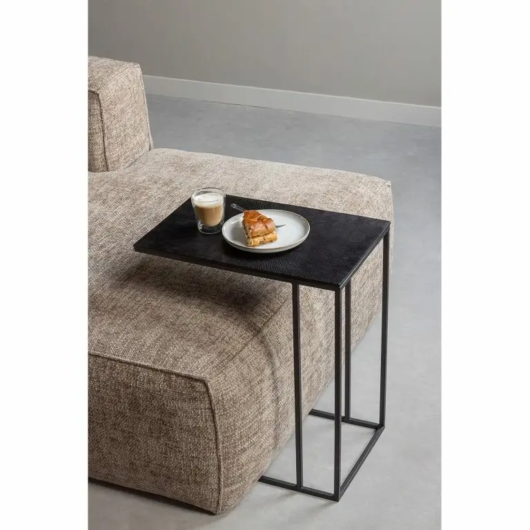 Loftscape Red Living Bout De Canapé Weegena – Métal – Noir