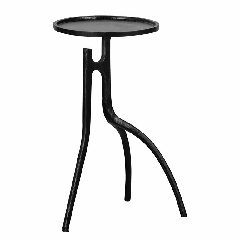 Loftscape Red Living Bout De Canapé Weston – Aluminium – Noir