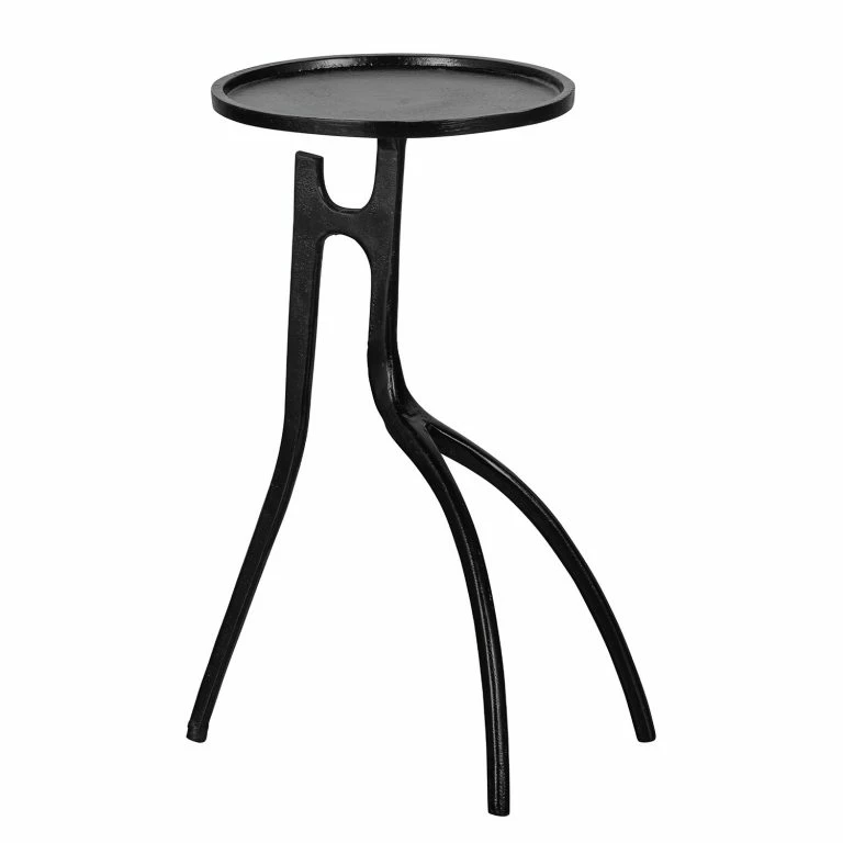 loftscape Red Living Bout de canapé Weston – Aluminium – Noir