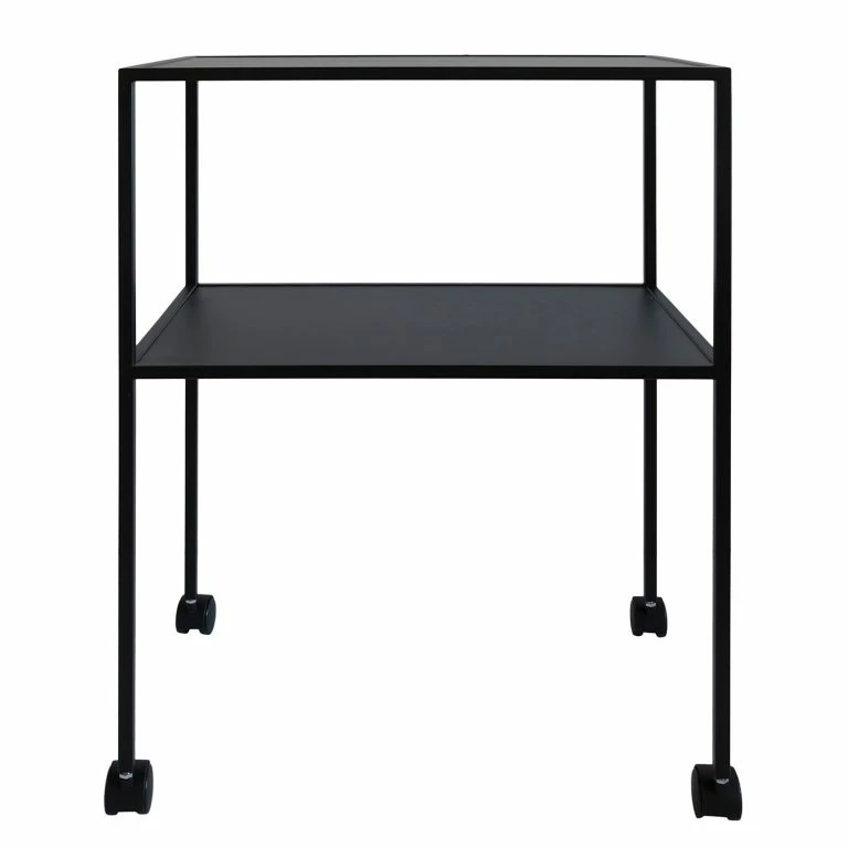 Loftscape Red Living Bout De Canapé Yeadon – Métal – Noir