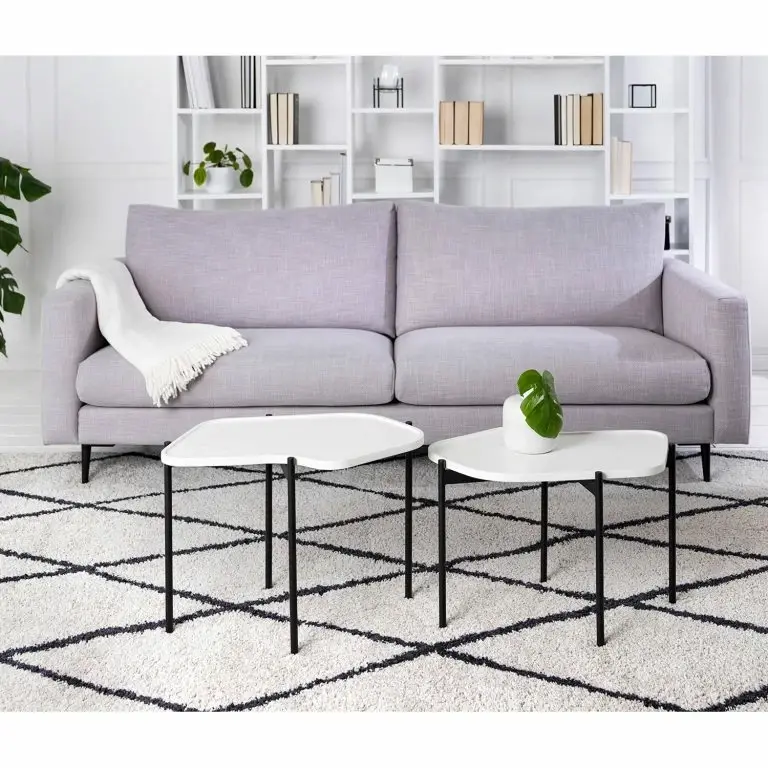 Loftscape Red Living Bouts De Canapé Morand (lot De 2) – Blanc