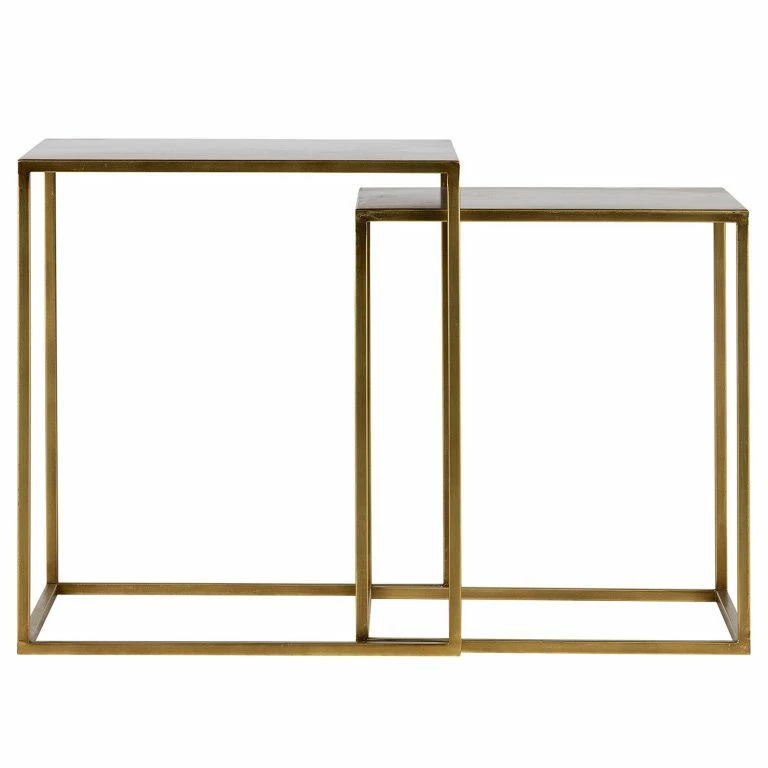 Loftscape Red Living Bouts De Canapé Turon (lot De 2) – Métal – Laiton