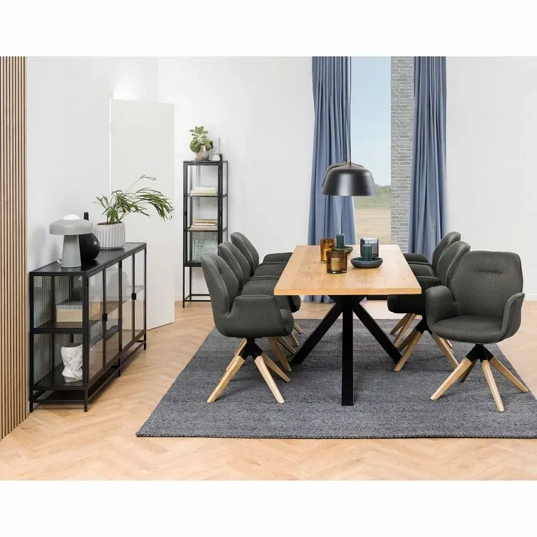 Loftscape Red Living Buffet Coogee IV – Verre / Métal – Noir