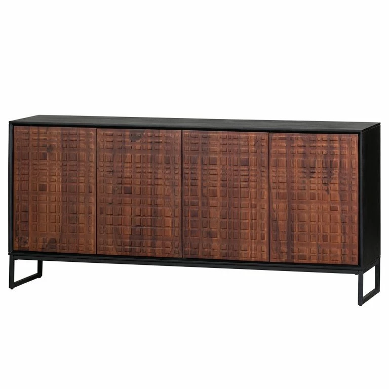 loftscape Red Living Buffet Dynk – Sheesham massif – Sheesham / Noir
