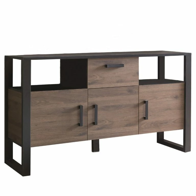 loftscape Red Living Buffet Norddal – Imitation noyer / Noir