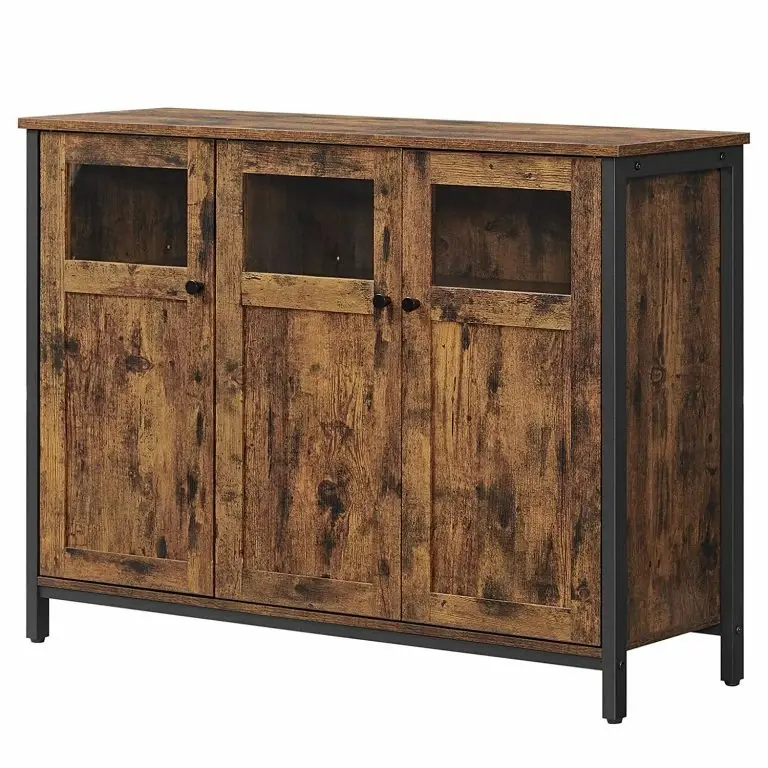 loftscape Red Living Buffet Toulouse III – Marron / Noir