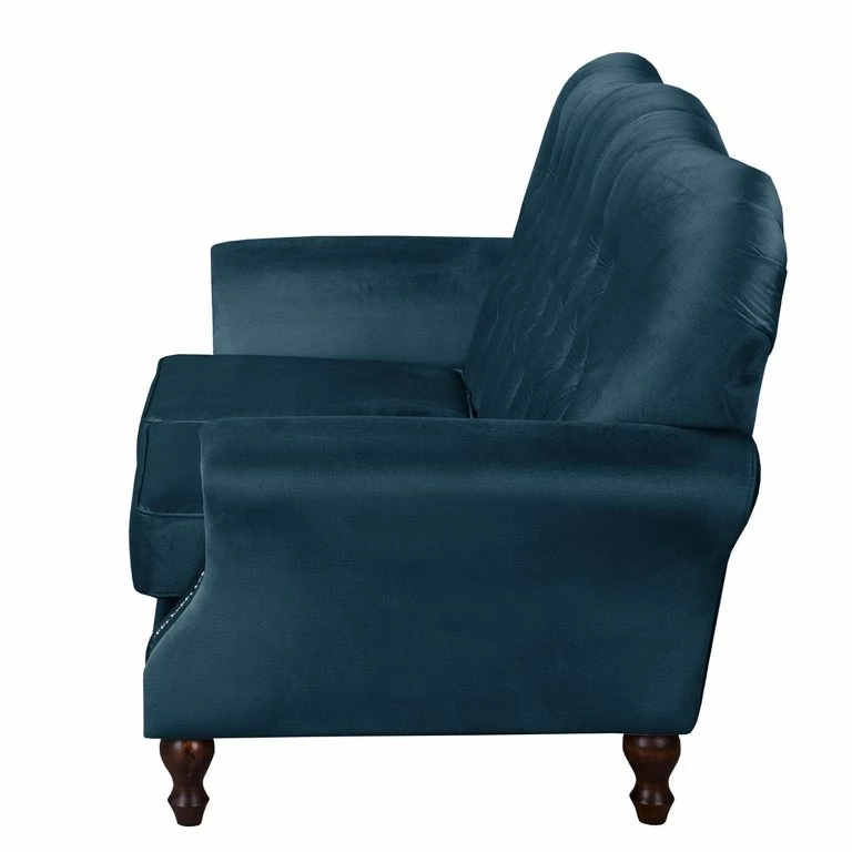 Loftscape Red Living Canapé Dassel (2 Places) – Velours – Velours Onoli: Bleu Marine