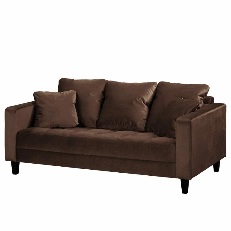 loftscape Red Living Canapé Elnora (2 places) – Velours – Marron