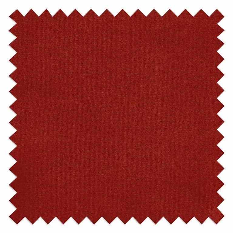 Loftscape Red Living Canapé Margon (2 Places) – Velours – Rouge Cerise – Noir