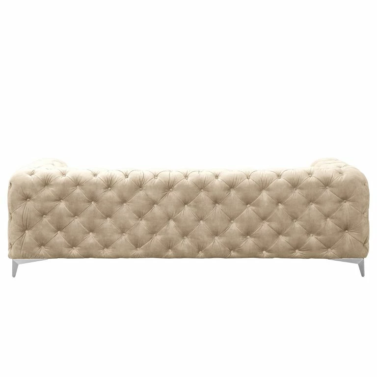 Loftscape Red Living Canapé Merlin (3 Places) – Velours Tomi: Créme