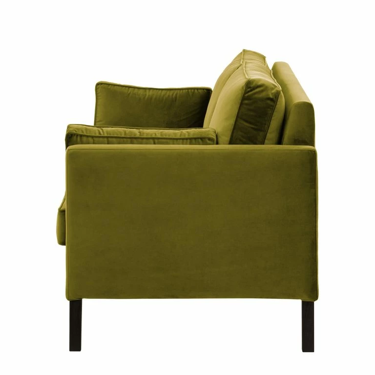 Loftscape Red Living Canapé Voiron I (2-3 Places) – Velours Ravi: Avocat