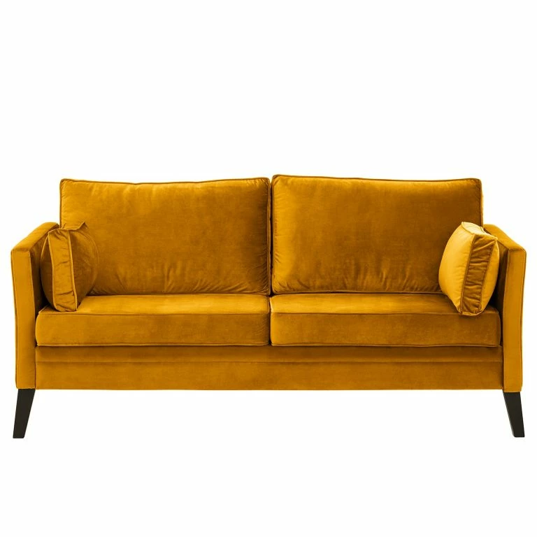 Loftscape Red Living Canapé Voiron I (2-3 Places) – Velours Ravi: Jaune Moutarde