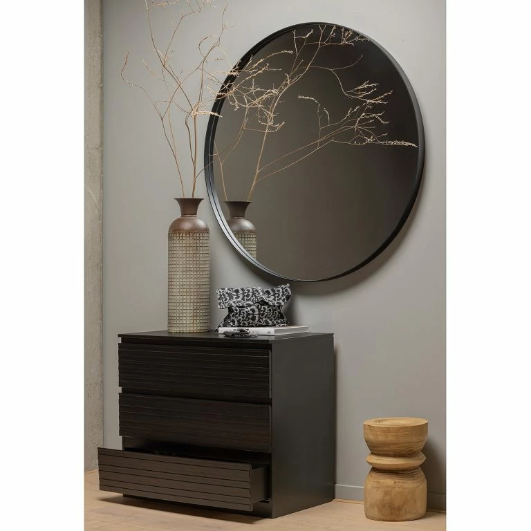 Loftscape Red Living Commode Rayong II – Pin Massif – Pin Noir