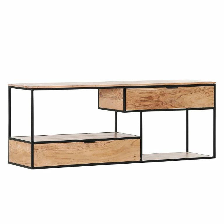 Loftscape Red Living Enfilade Mello I – Acacia Massif – Acacia Naturel / Noir