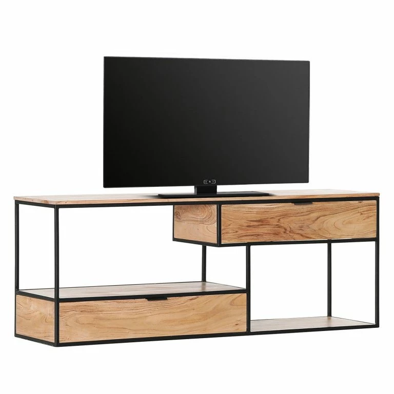 loftscape Red Living Enfilade Mello I – Acacia massif – Acacia naturel / Noir