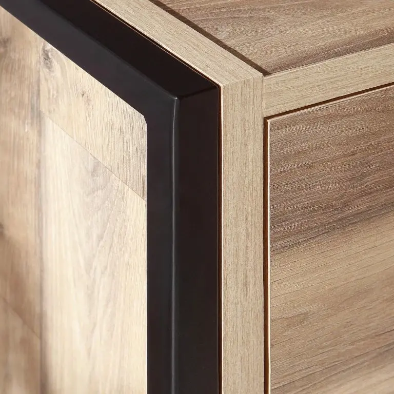 Loftscape Red Living Enfilade Voru – Imitation Chêne / Gris Foncé