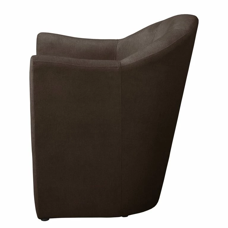 Loftscape Red Living Fauteuil Dante – Tissu Structuré – Tissu Structuré Asali: Marron Bison