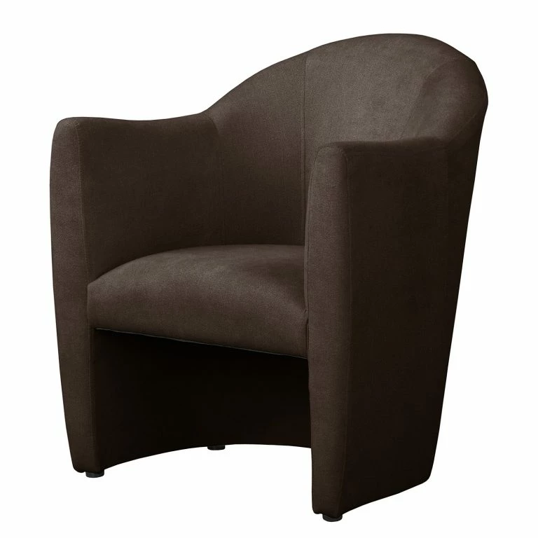 loftscape Red Living Fauteuil Dante – tissu structuré – Tissu structuré Asali: Marron bison