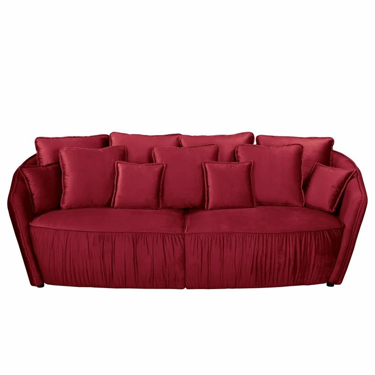 Loftscape Red Living Grand Canapé Le Vicel I – Velours – Rouge