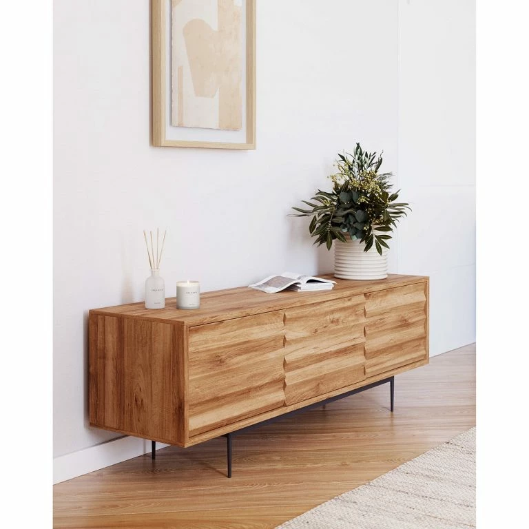 Loftscape Red Living Meuble TV Bela-Bela – Acacia Massif