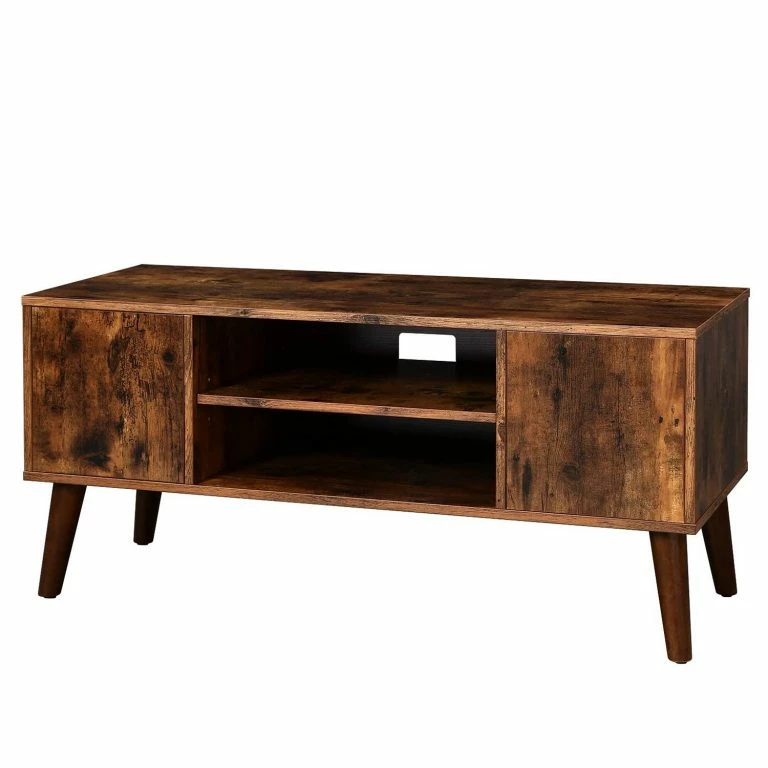 Loftscape Red Living Meuble TV Hickling I – Marron / Hévéa