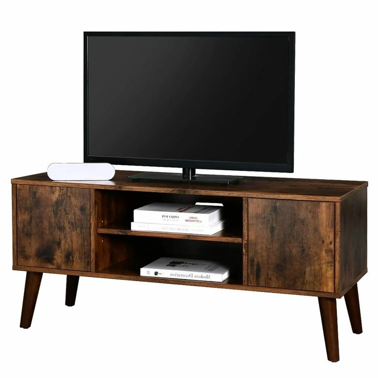 loftscape Red Living Meuble TV Hickling I – Marron / Hévéa