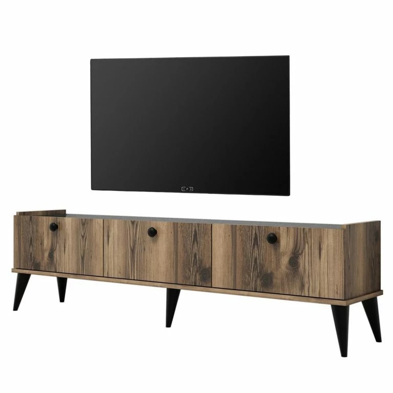 loftscape Red Living Meuble TV Korfu – Imitation noyer