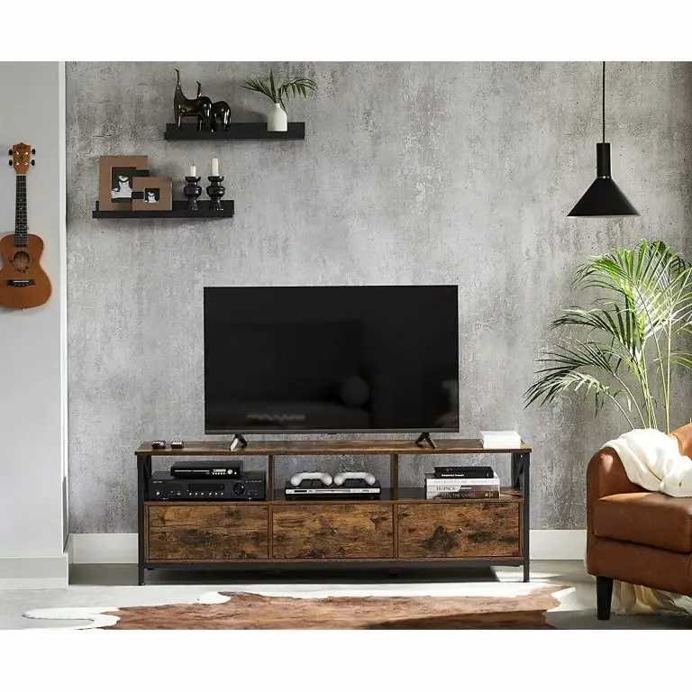 Loftscape Red Living Meuble TV Molalla I – Marron / Noir