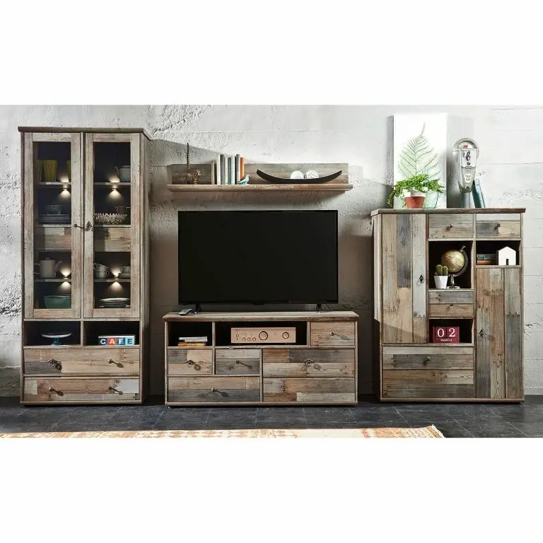 Loftscape Red Living Meuble TV Tapara III – Marron / Gris